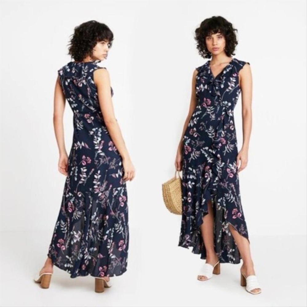Banana Republic Floral Wrap Dress